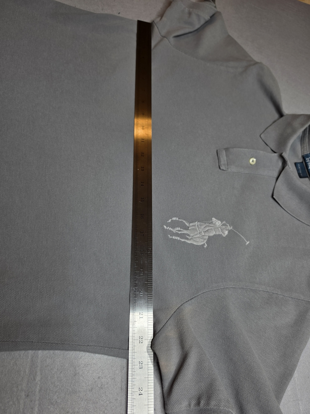 Polo by Ralph Lauren Men's Classic Gray Polo Shirt Grey Pony Big Pony XL - Picture 7 of 8